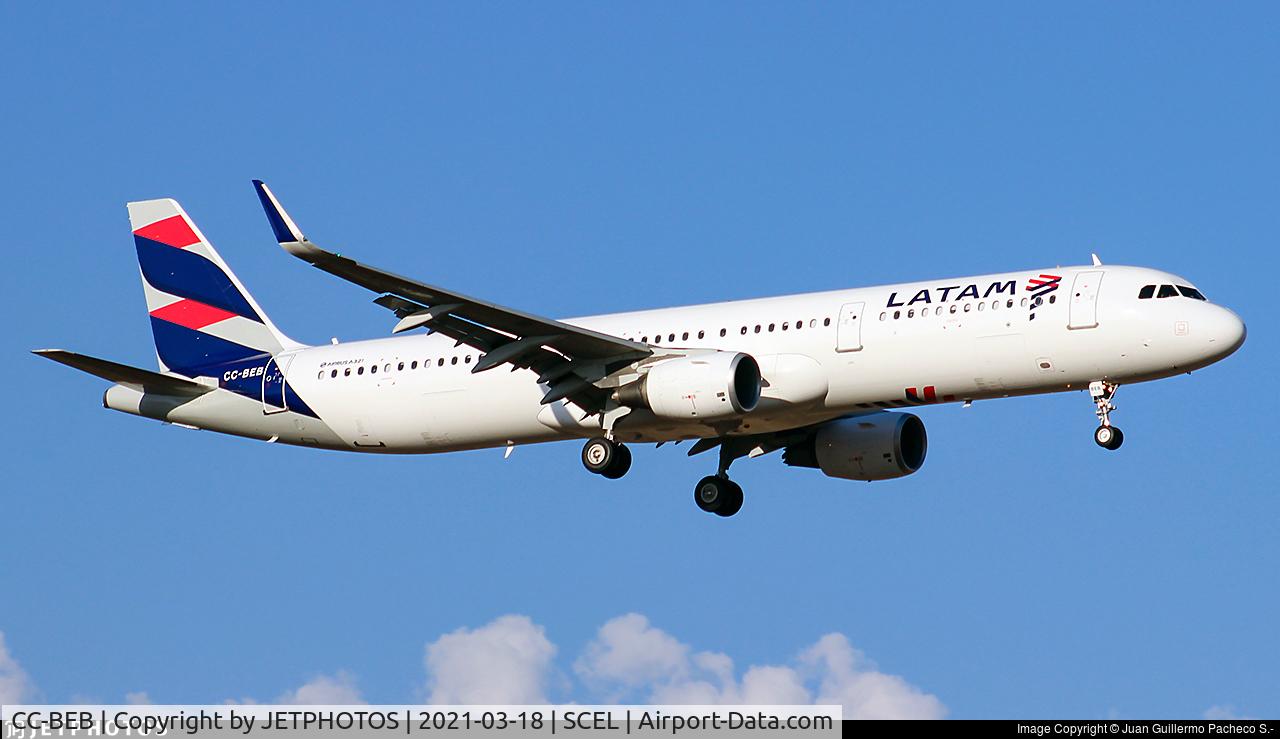 CC-BEB, 2014 Airbus A321-211 C/N 6398, Canon EOS REBEL T3i | 75-300