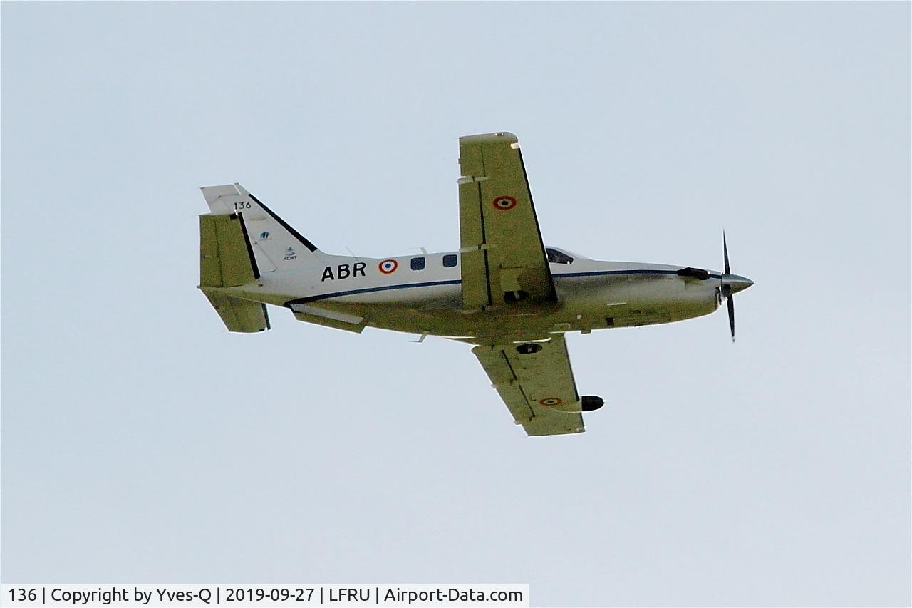 136, 2008 Socata TBM-700B C/N 136, Socata TBM-700B, On display, Morlaix-Ploujean airport (LFRU-MXN) Air show 2019