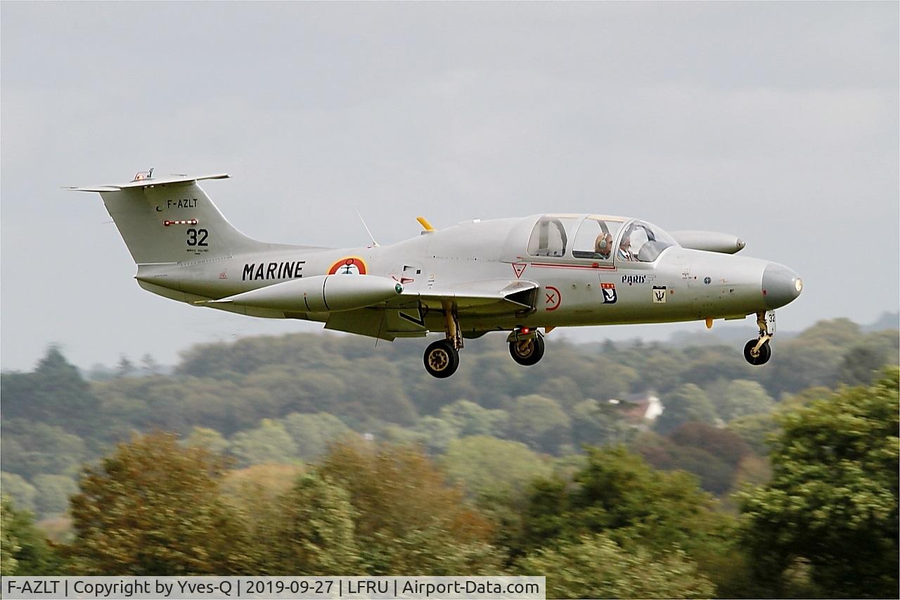 F-AZLT, 1958 Morane-Saulnier MS.760 Paris I C/N 32, Morane-Saulnier MS-760A, On final rwy 22, Morlaix-Ploujean airport (LFRU-MXN) air show 2019