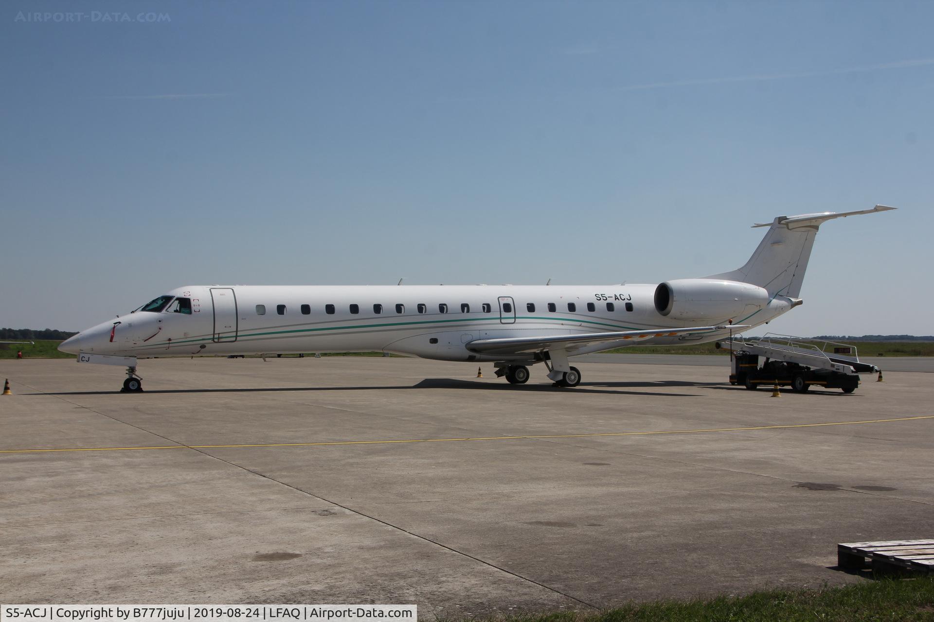 S5-ACJ, 1999 Embraer EMB-145LU (ERJ-145LU) C/N 145135, during Albert Airshow