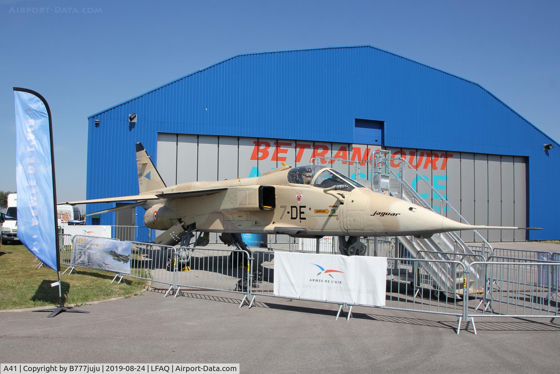A41, Sepecat Jaguar A C/N A41, during Albert Airshow