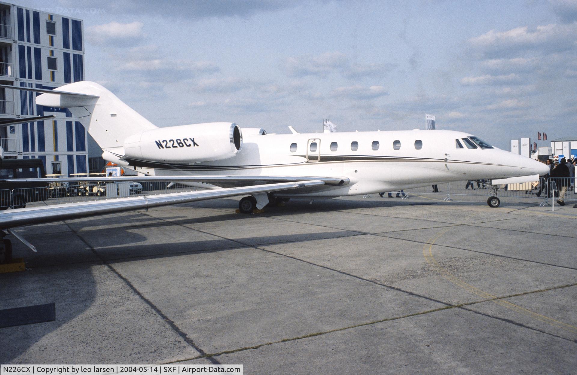 N226CX, 2004 Cessna 750 Citation X Citation X C/N 750-0226, Berlin ILA 14.5.2004