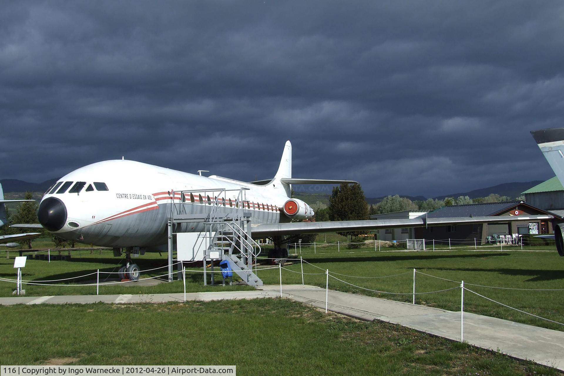 116, 1955 Sud Aviation SE-210 Caravelle III C/N 116, Sud Aviation SE.210 Caravelle III at the Musée Européen de l'Aviation de Chasse, Montelimar Ancone airfield