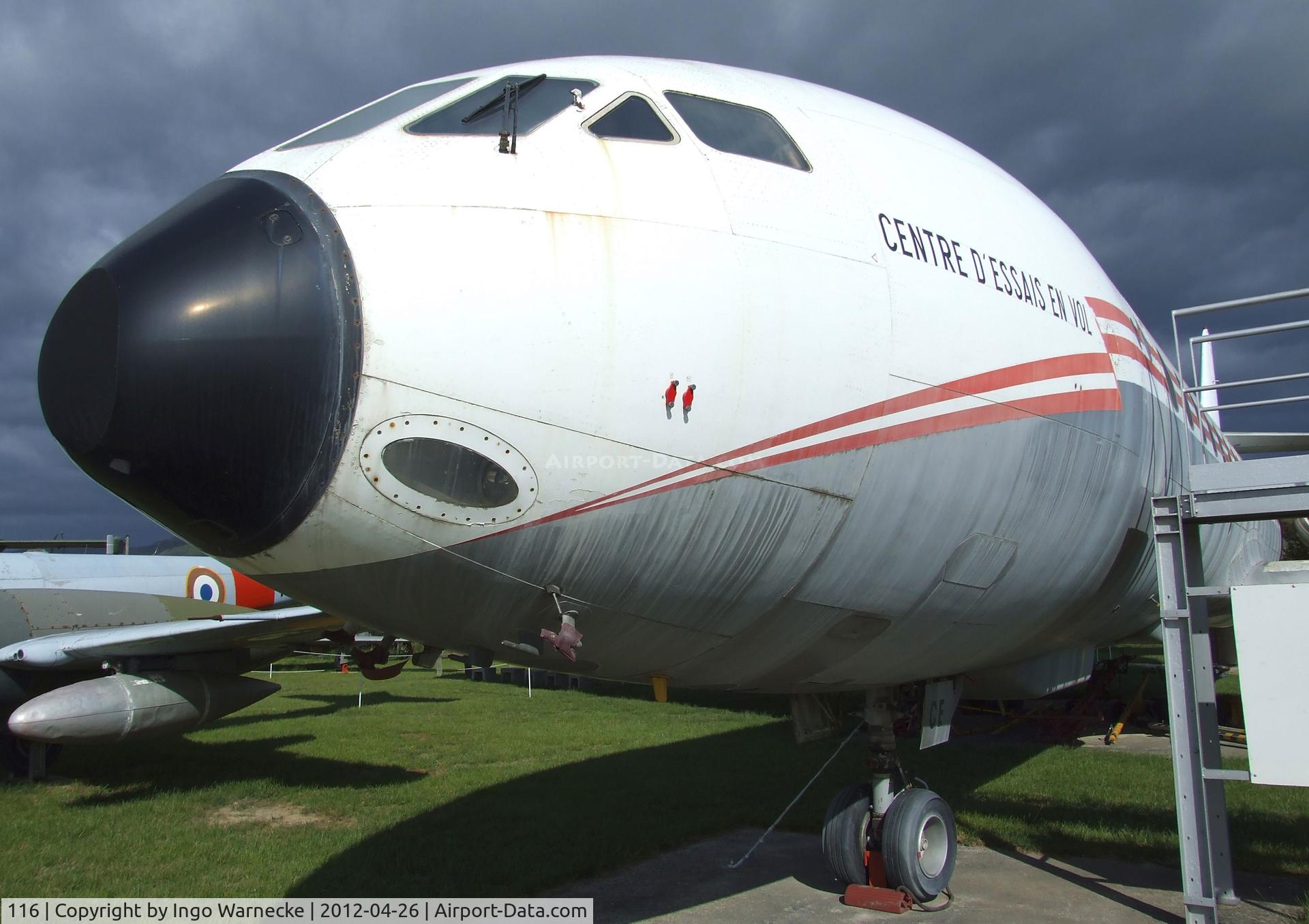 116, 1955 Sud Aviation SE-210 Caravelle III C/N 116, Sud Aviation SE.210 Caravelle III at the Musée Européen de l'Aviation de Chasse, Montelimar Ancone airfield