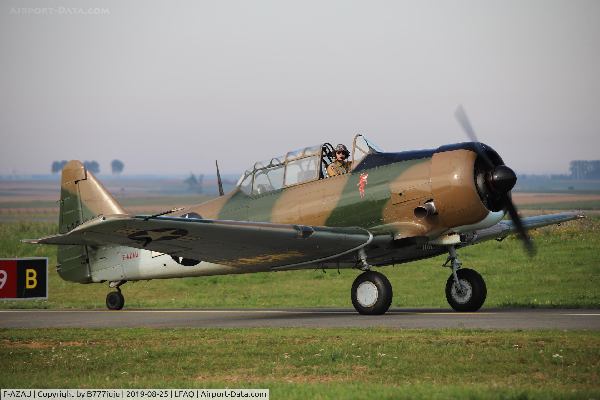 F-AZAU, 1951 North American T-6G Texan C/N 182-800, during Albert Airshow