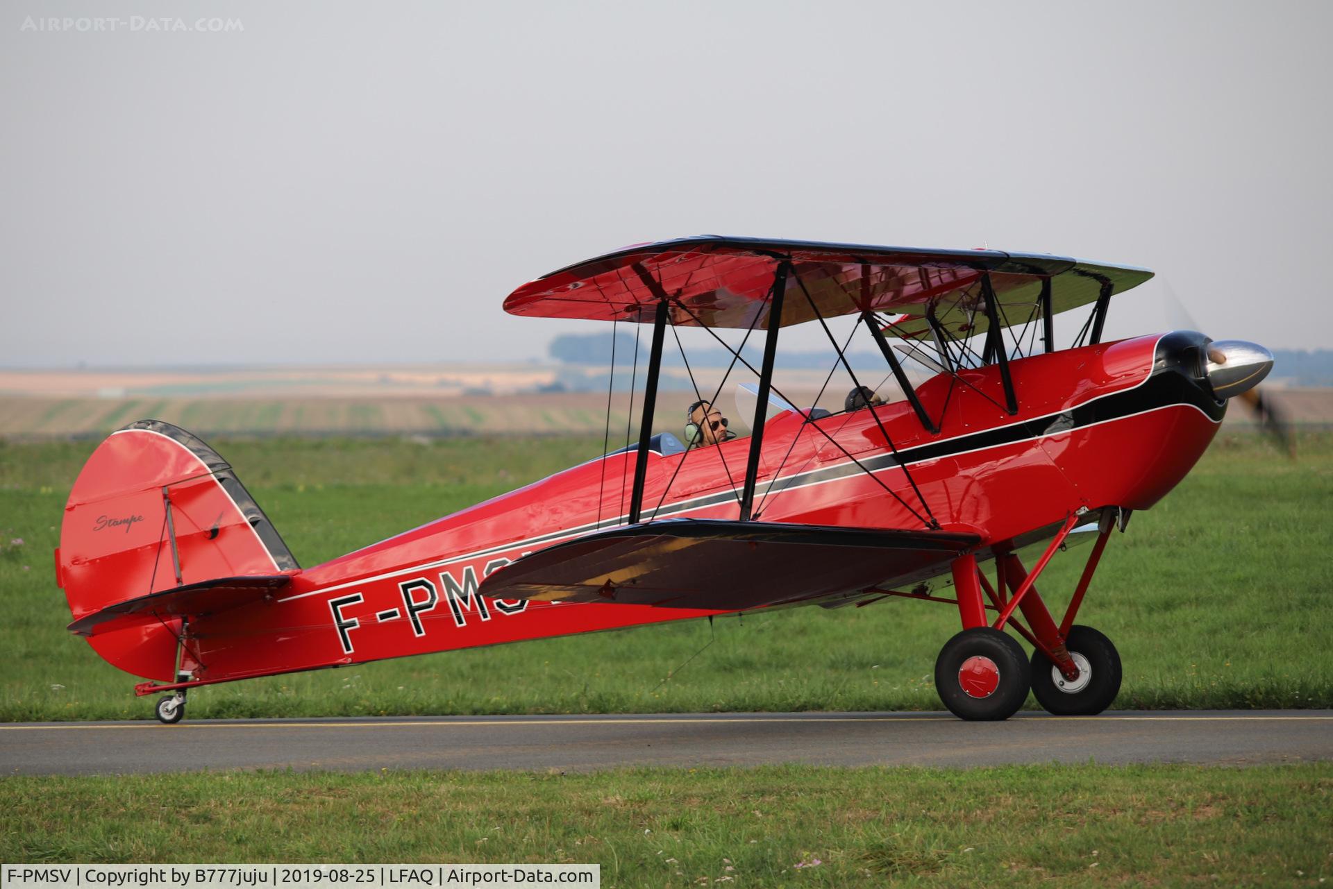 F-PMSV, Stampe-Vertongen SV-4L C/N 01-CM, during Albert Airshow