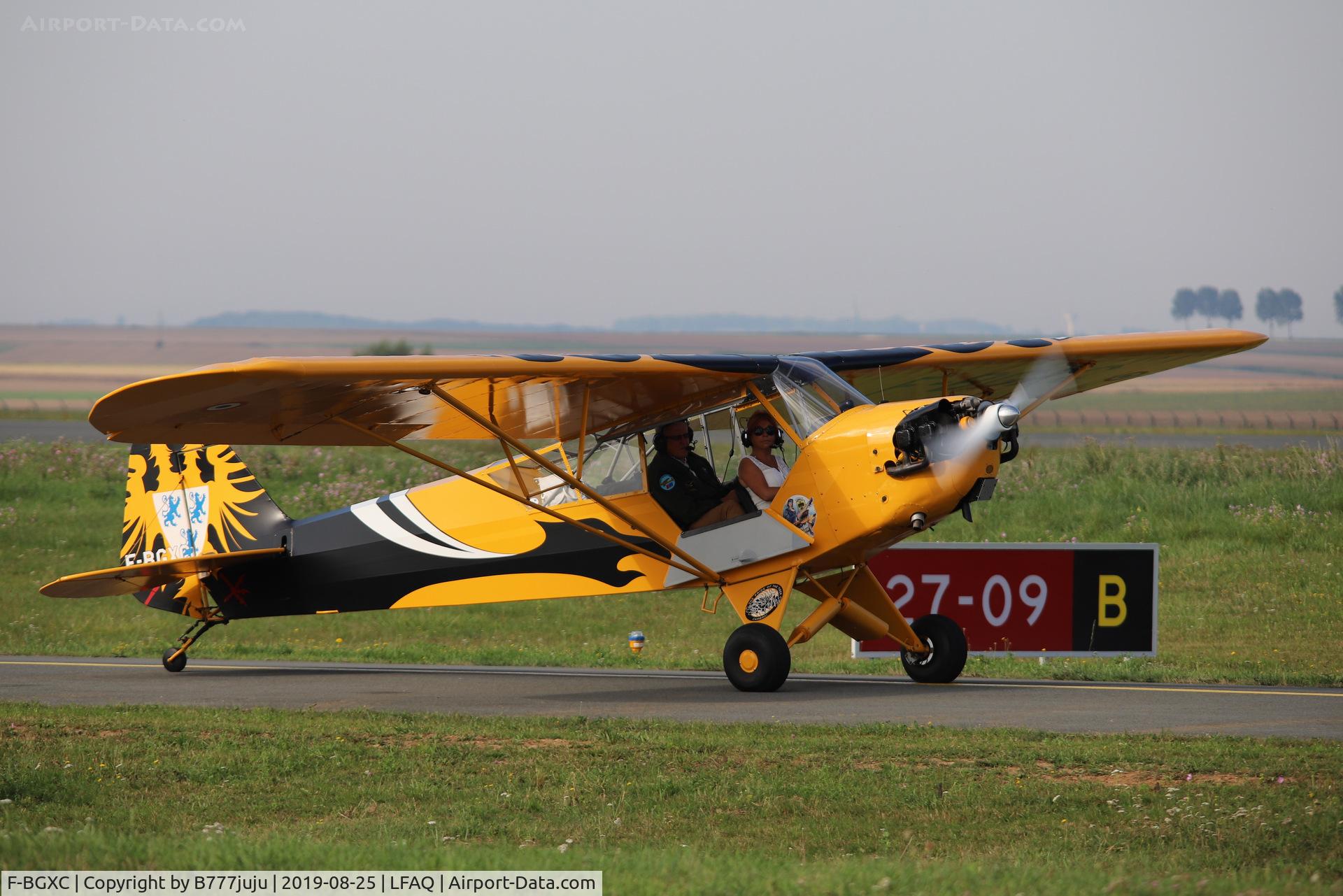 F-BGXC, 1943 Piper L-4H Grasshopper (J3C-65D) C/N 11446, during Albert Airshow