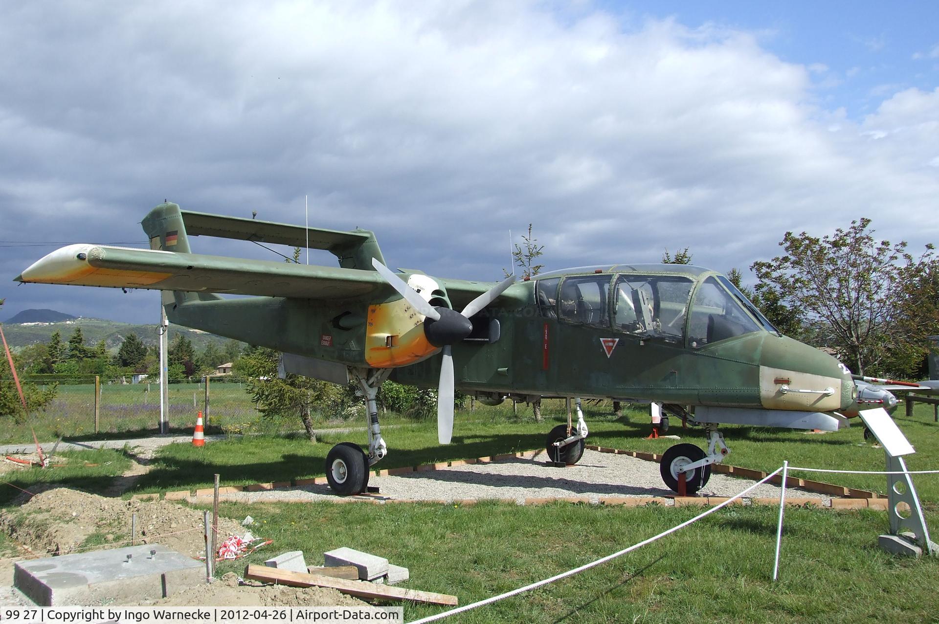 99 27, North American OV-10B Bronco C/N 338-12, North American OV-10B Bronco at the Musée Européen de l'Aviation de Chasse, Montelimar Ancone airfield
