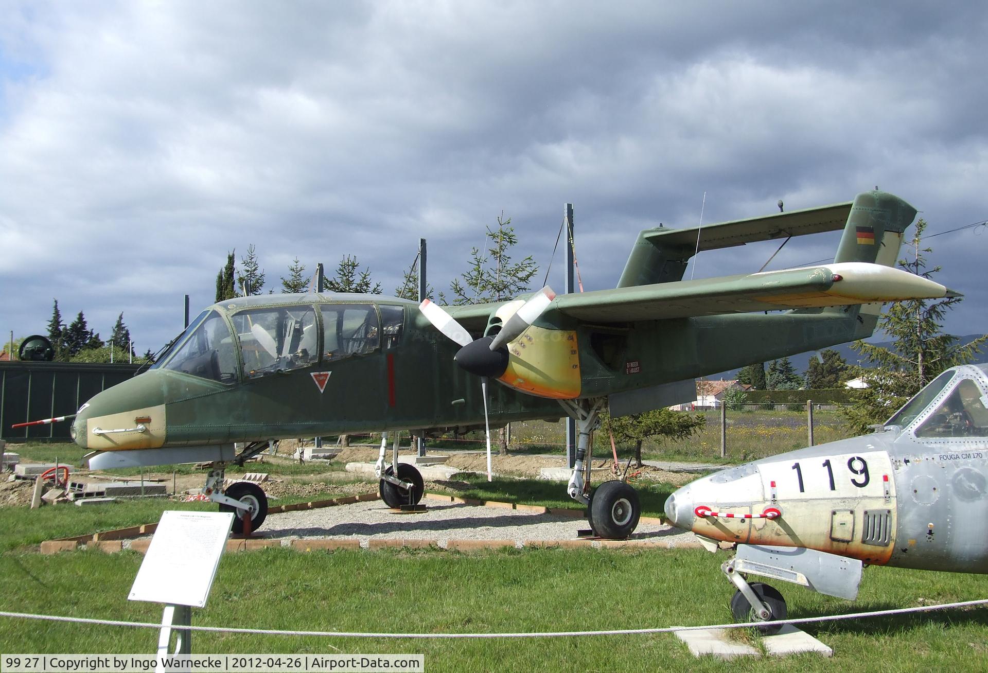 99 27, North American OV-10B Bronco C/N 338-12, North American OV-10B Bronco at the Musée Européen de l'Aviation de Chasse, Montelimar Ancone airfield