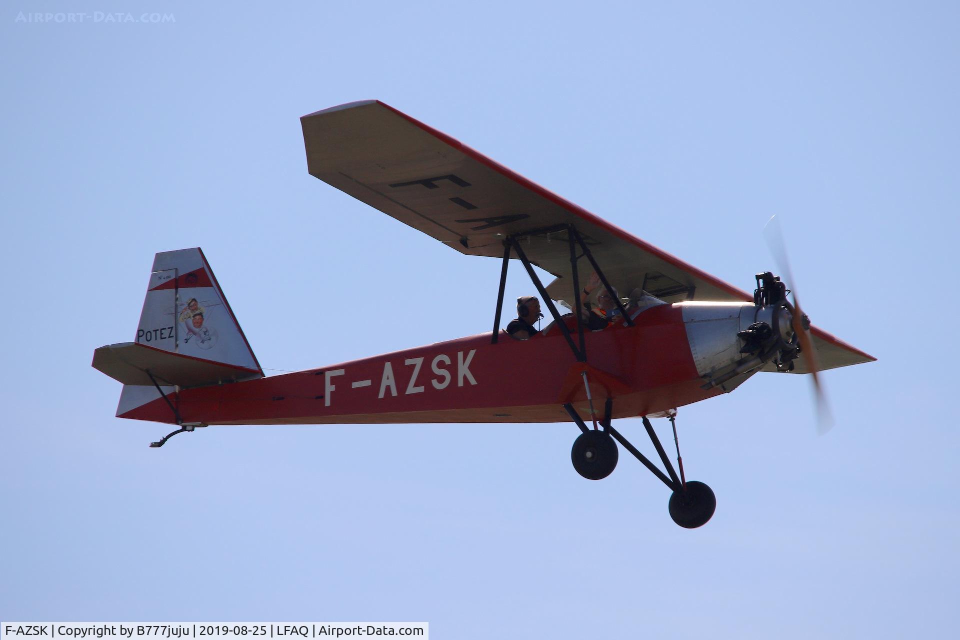 F-AZSK, Potez 60 Sauterelle C/N 4190, during Albert Airshow