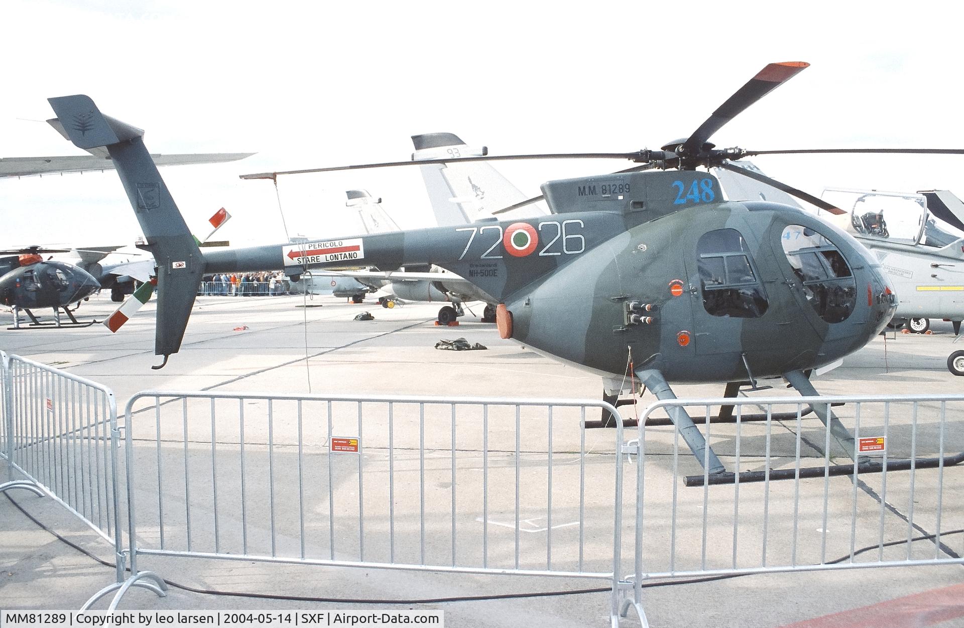 MM81289, Agusta NH-500E C/N 227, Berlin ILA 14.5.2004