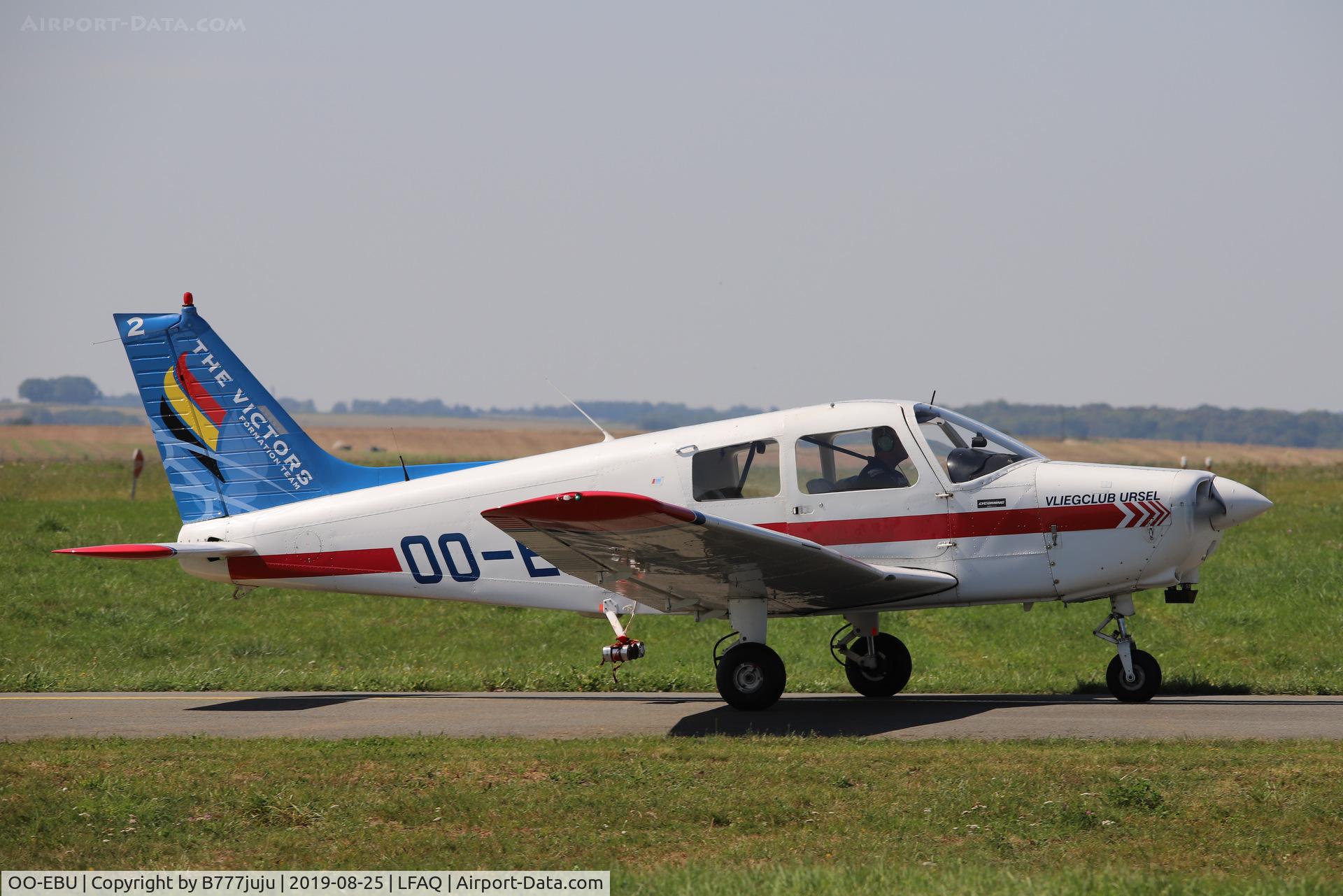 OO-EBU, 1989 Piper PA-28-161 Cadet C/N 2841246, during Albert Airshow