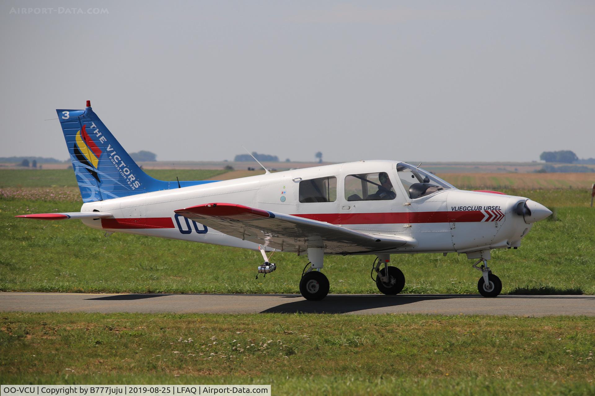OO-VCU, 1989 Piper PA-28-161 Cadet C/N 2841245, during Albert Airshow