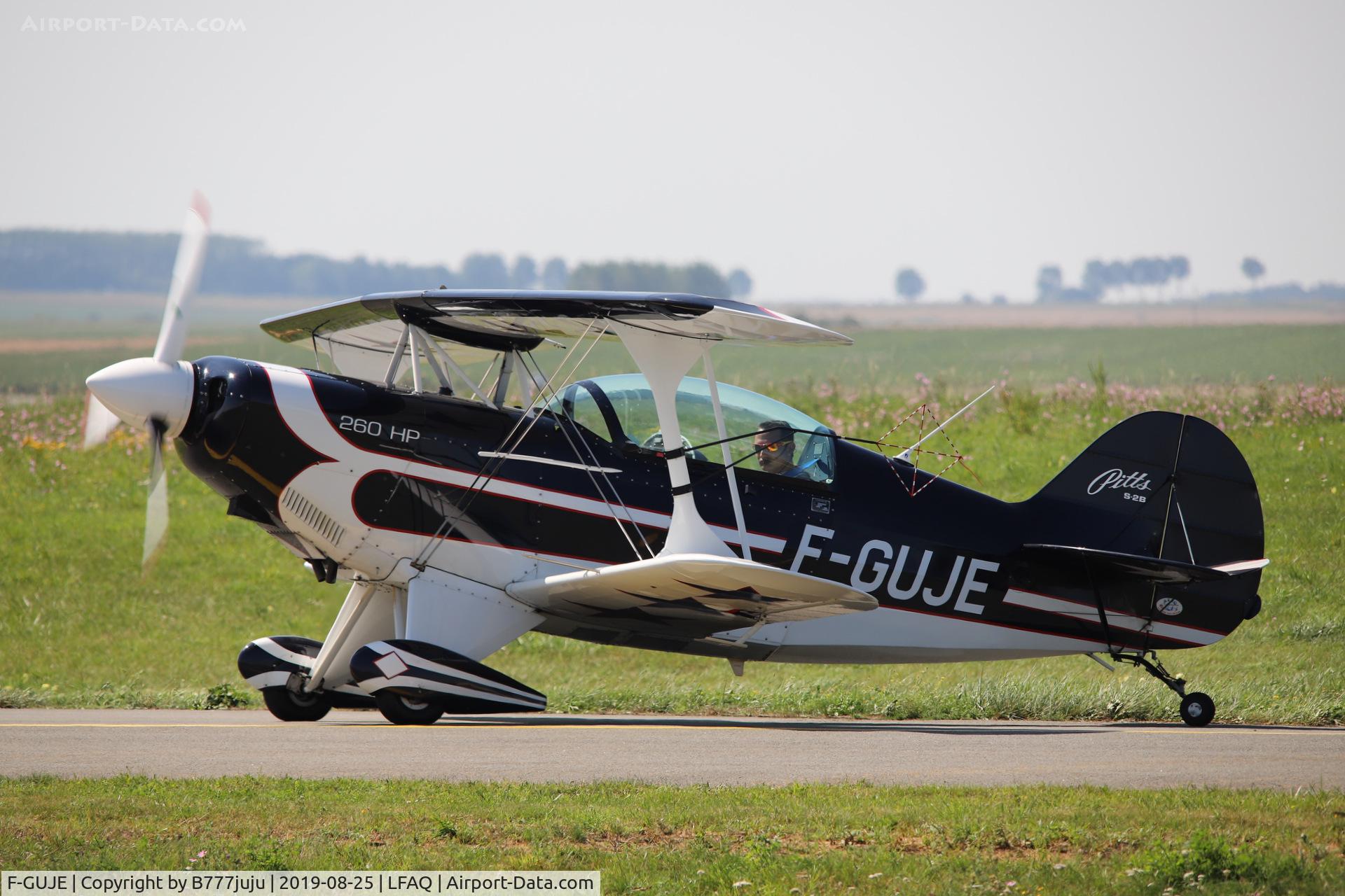 F-GUJE, Pitts S-2B Special C/N 5201, during Albert Airshow