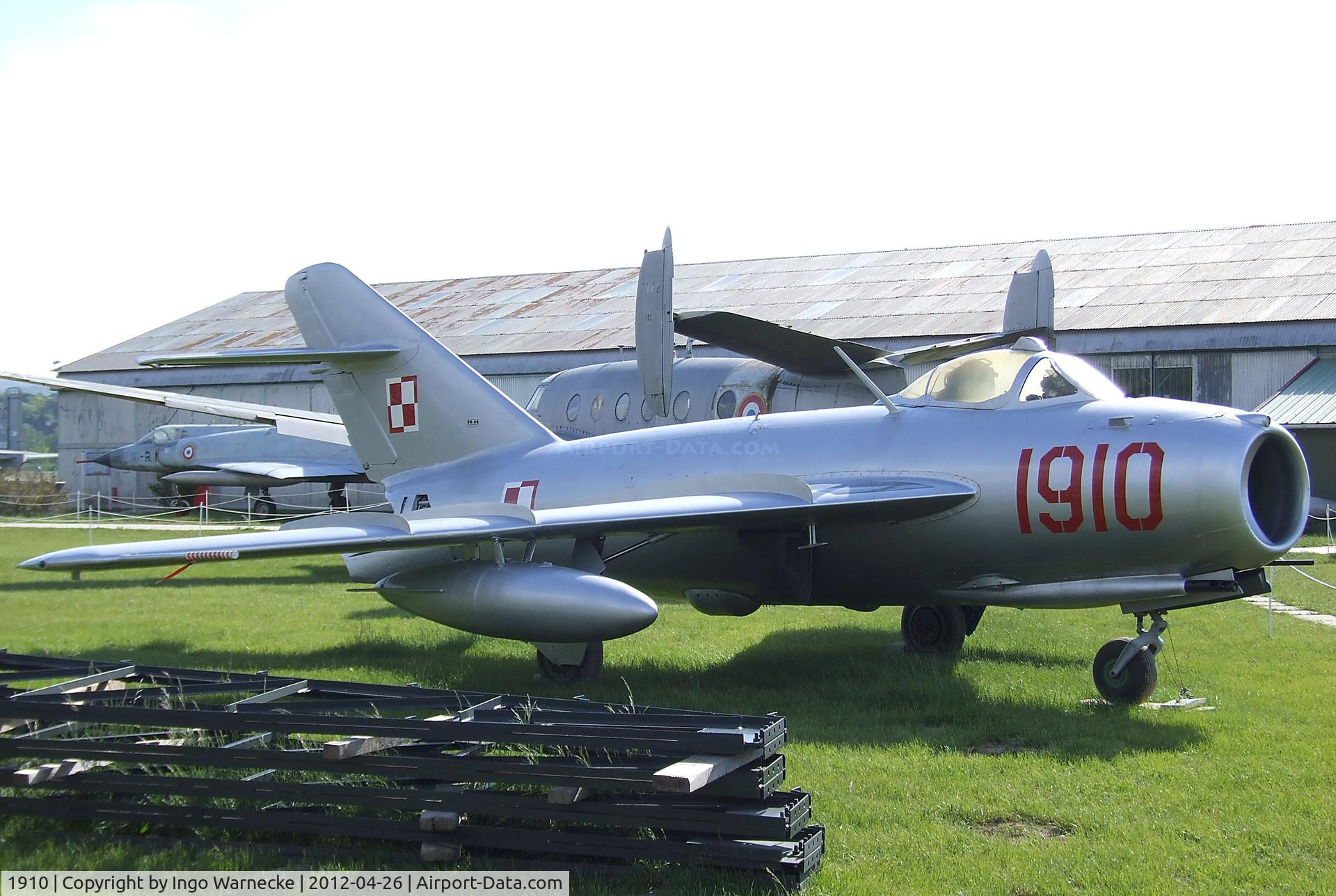 1910, PZL-Mielec Lim-5 (MiG-17F) C/N 1C1910, PZL-Mielec Lim-5 (MiG-17F) FRESCO-C at the Musée Européen de l'Aviation de Chasse, Montelimar Ancone airfield