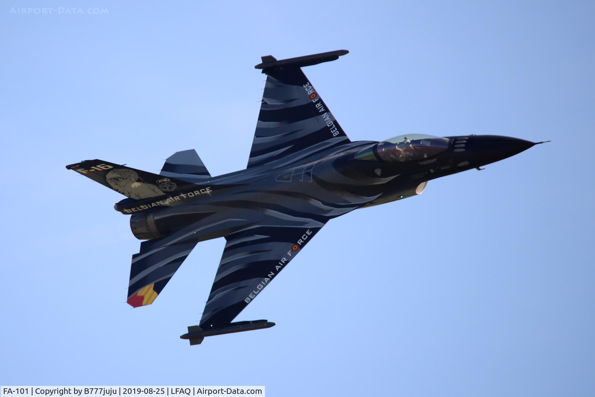FA-101, SABCA F-16AM Fighting Falcon C/N 6H-101, during Albert Airshow