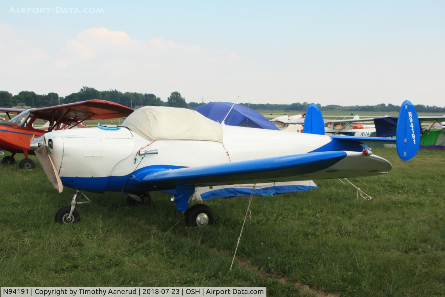 N94191, 1946 Erco 415C Ercoupe C/N 1514, 1946 Erco 415C, c/n: 1514. AirVenture 2018