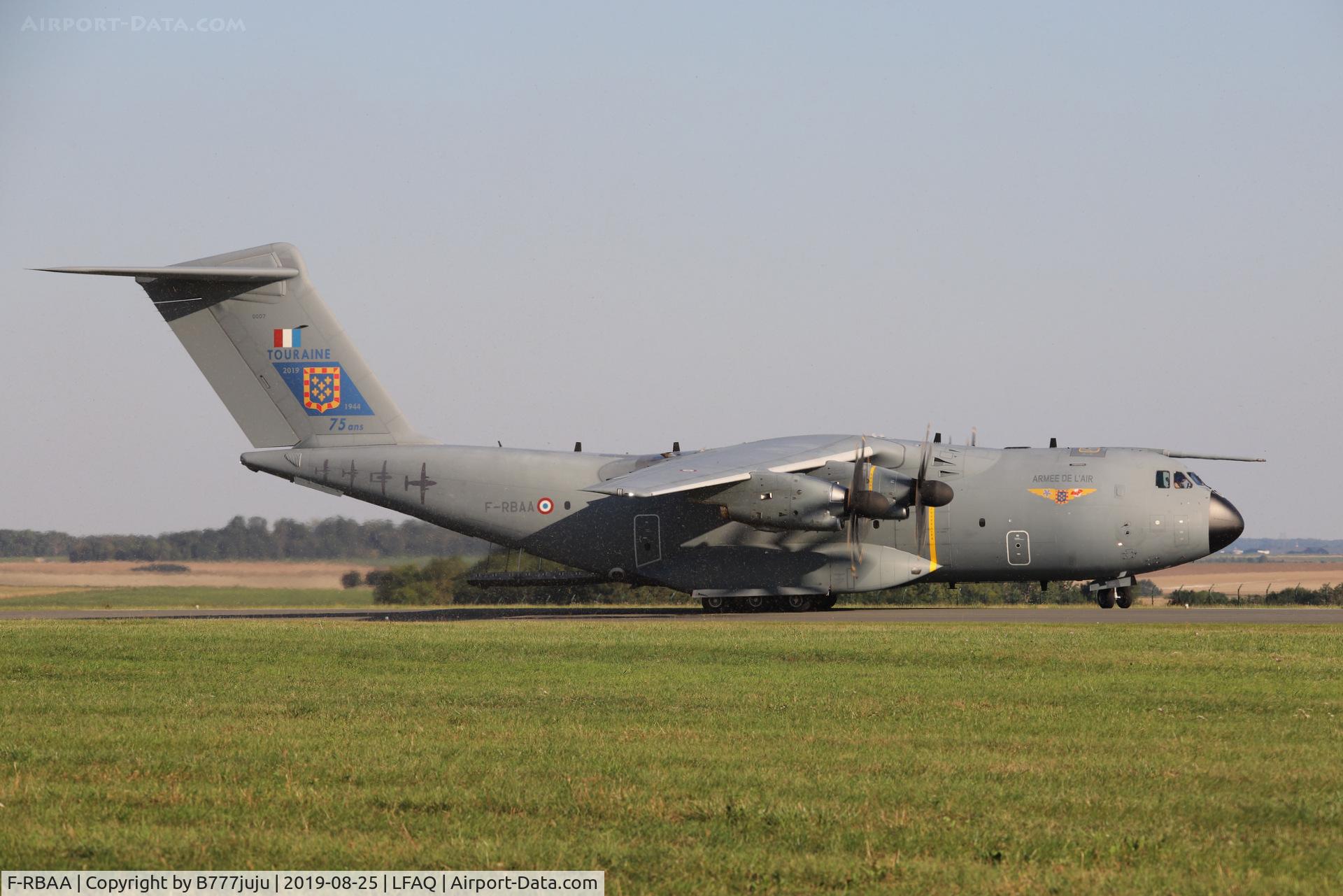 F-RBAA, 2013 Airbus A400M Atlas C/N 007, during Albert Airshow