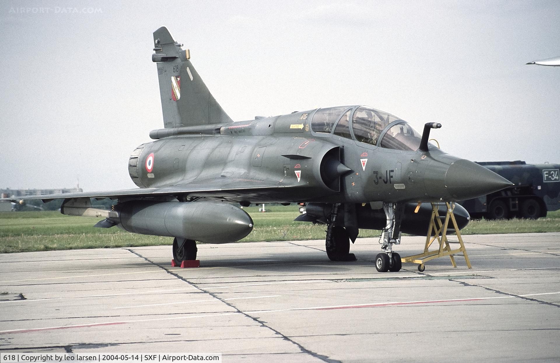 618, Dassault Mirage 2000D C/N 417, Berlin ILA 14.5.2004.With code 3-JF