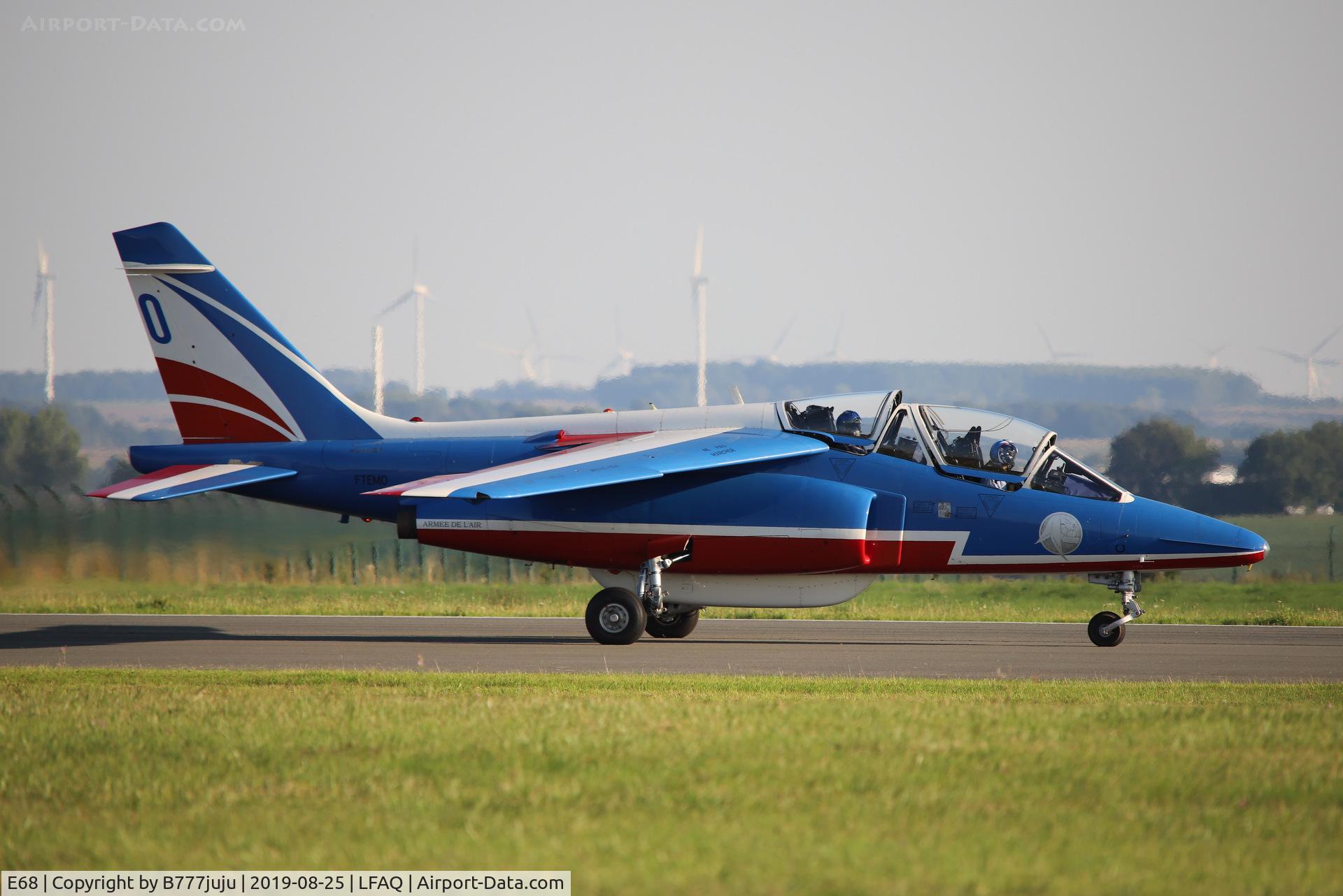 E68, Dassault-Dornier Alpha jet E C/N E68, during Albert Airshow