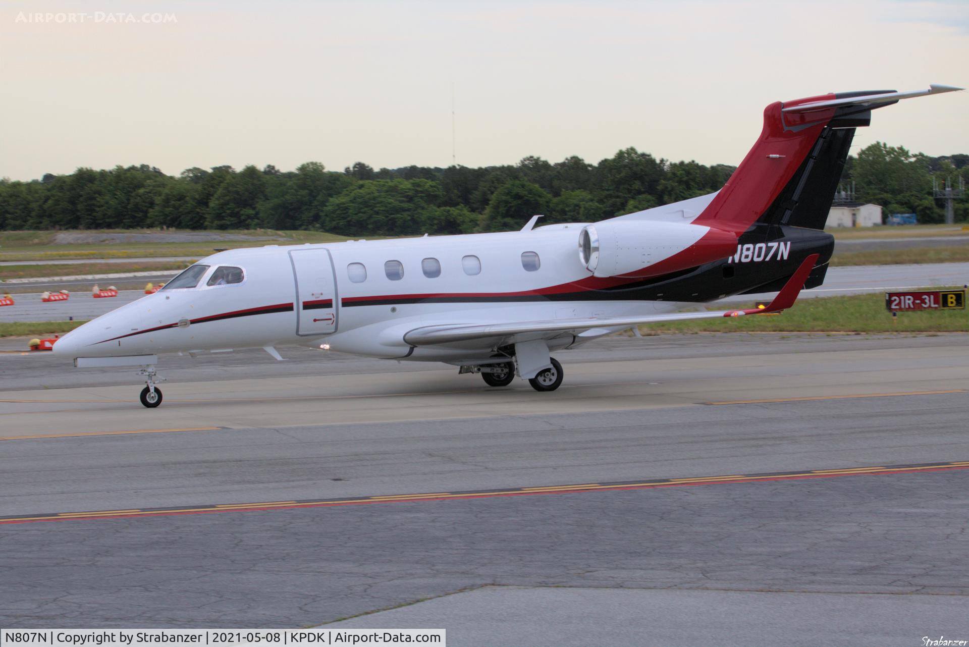N807N, 2019 Embraer 505 Phenom 300 C/N 50500504, Taxiing out on a Saturday morning.