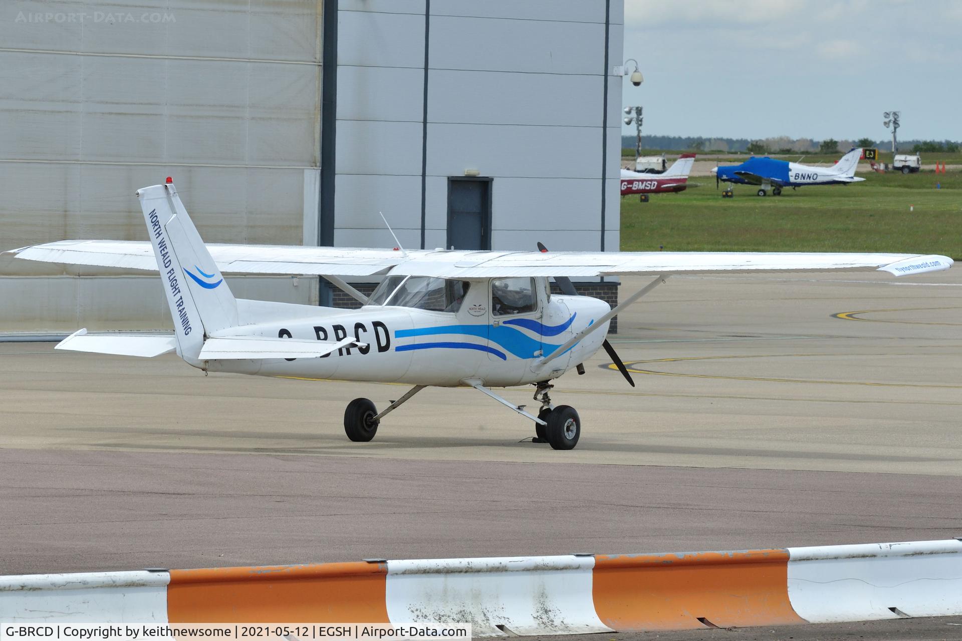 G-BRCD, 1978 Cessna A152 Aerobat C/N A152-0796, Parked at Norwich.