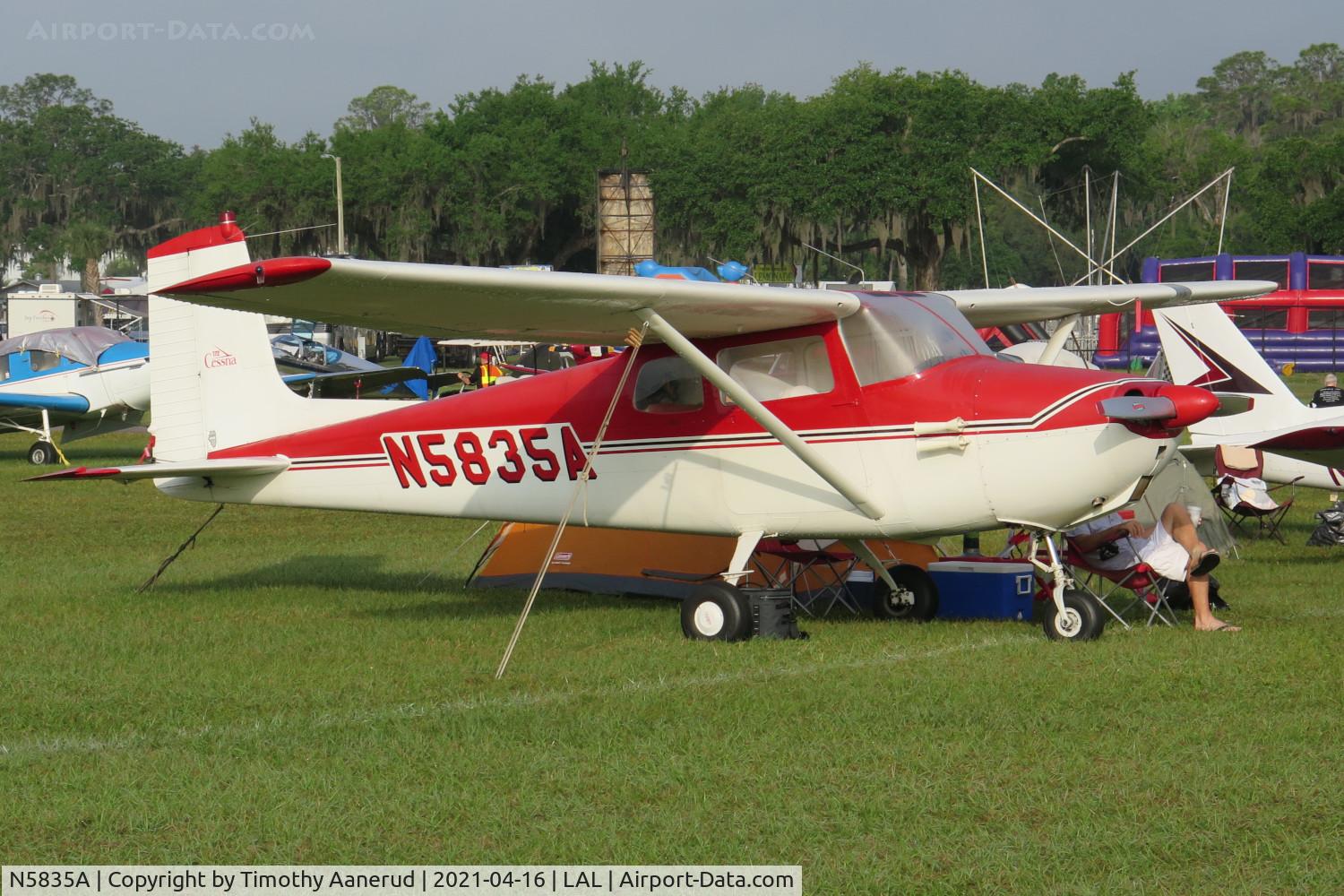 N5835A, 1956 Cessna 172 C/N 28435, 1956 Cessna 172, c/n: 28435, Sun n Fun 2021