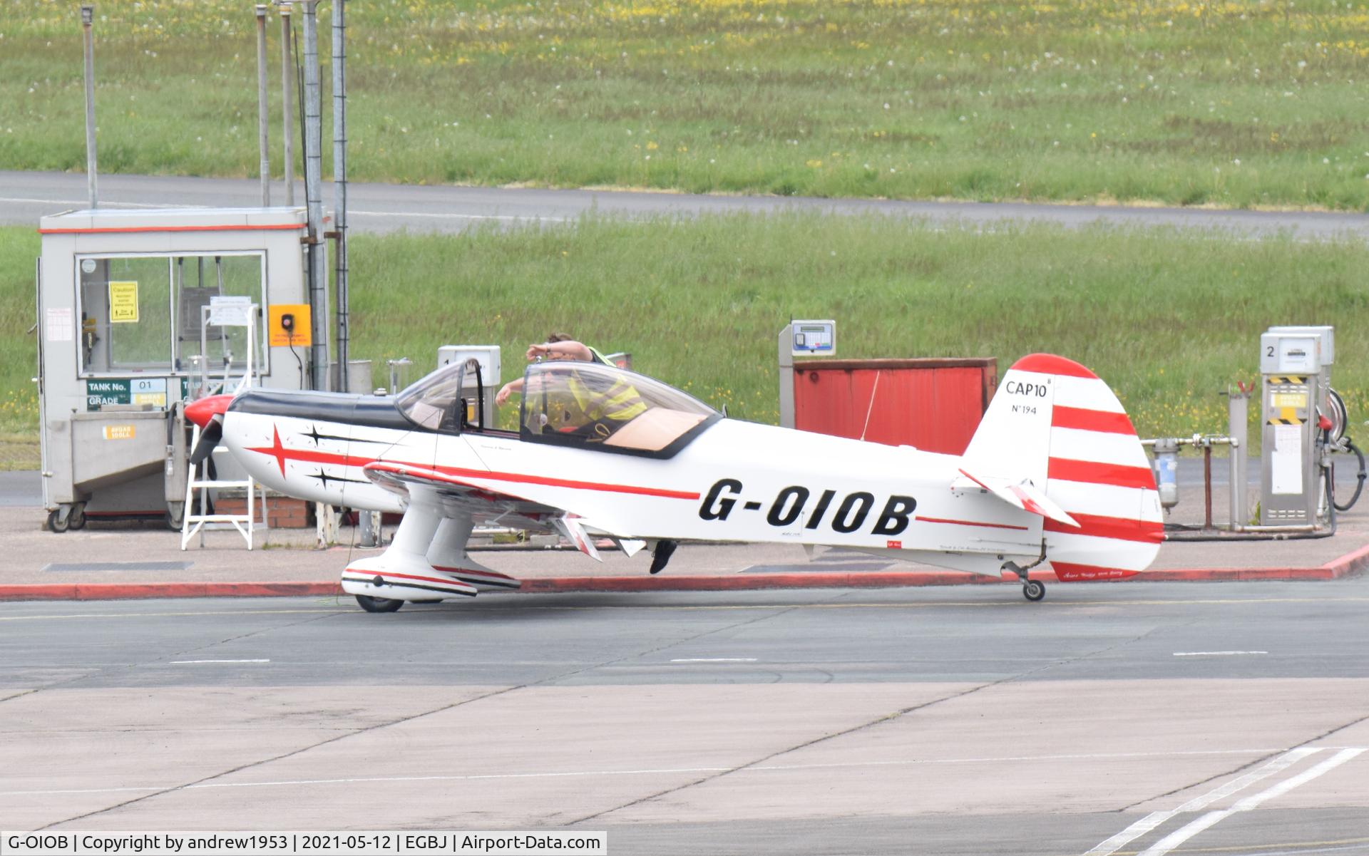 G-OIOB, 1983 Mudry CAP-10B C/N 194, G-OIOB at Gloucestershire Airport.