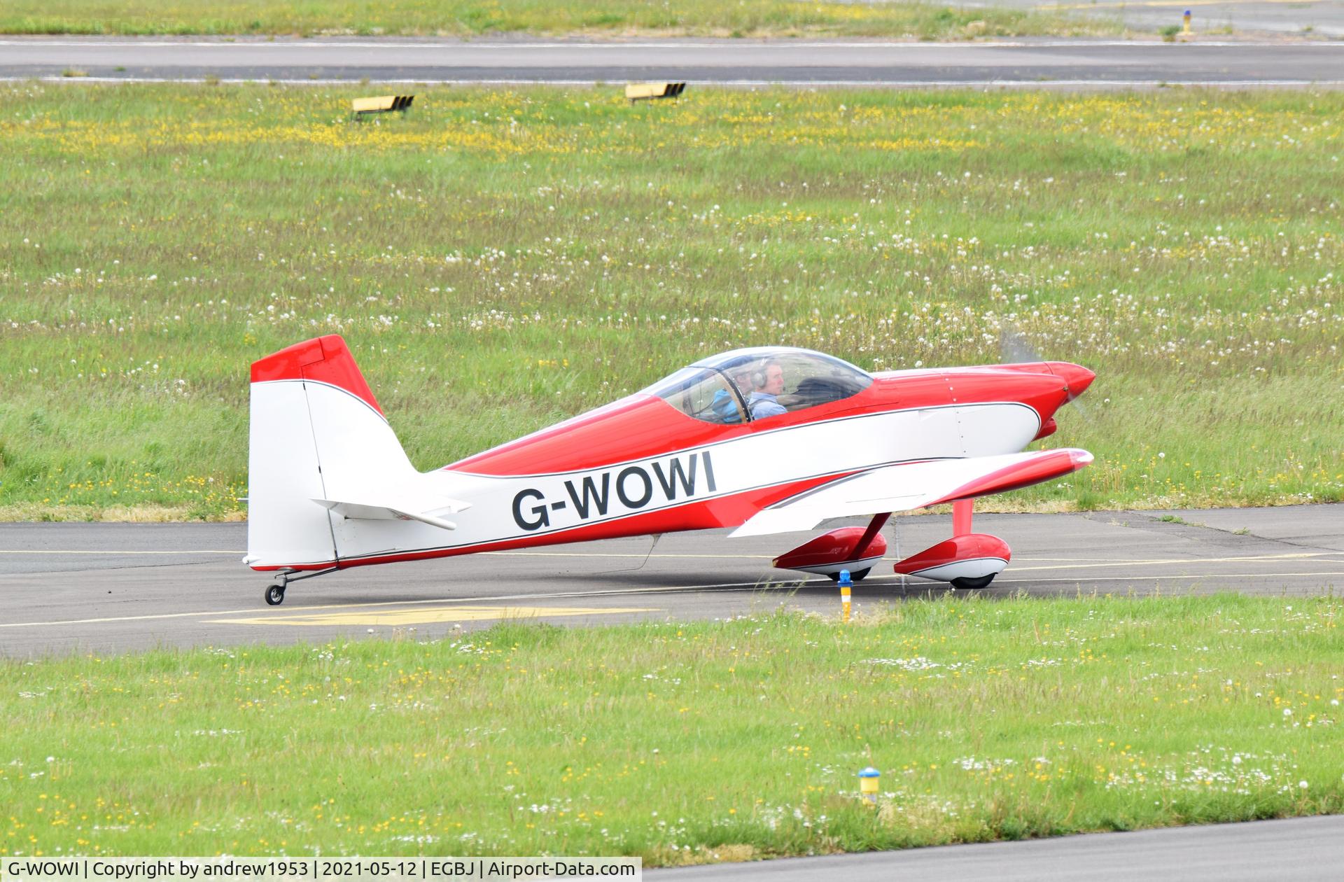 G-WOWI, 2010 Vans RV-7 C/N PFA 323-14585, G-WOWI at Gloucestershire Airport.
