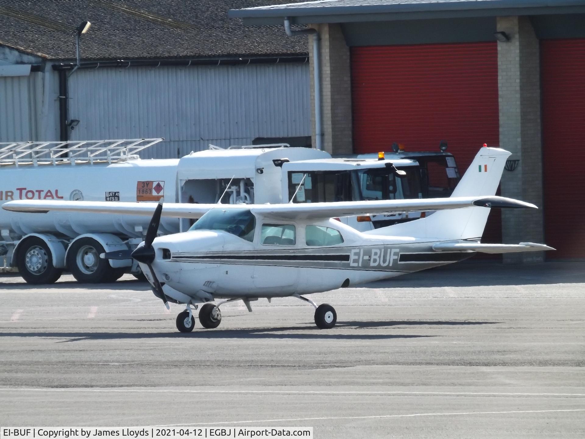 EI-BUF, 1979 Cessna 210N Centurion C/N 210-63070, Parked up at Gloucestershire Airport.