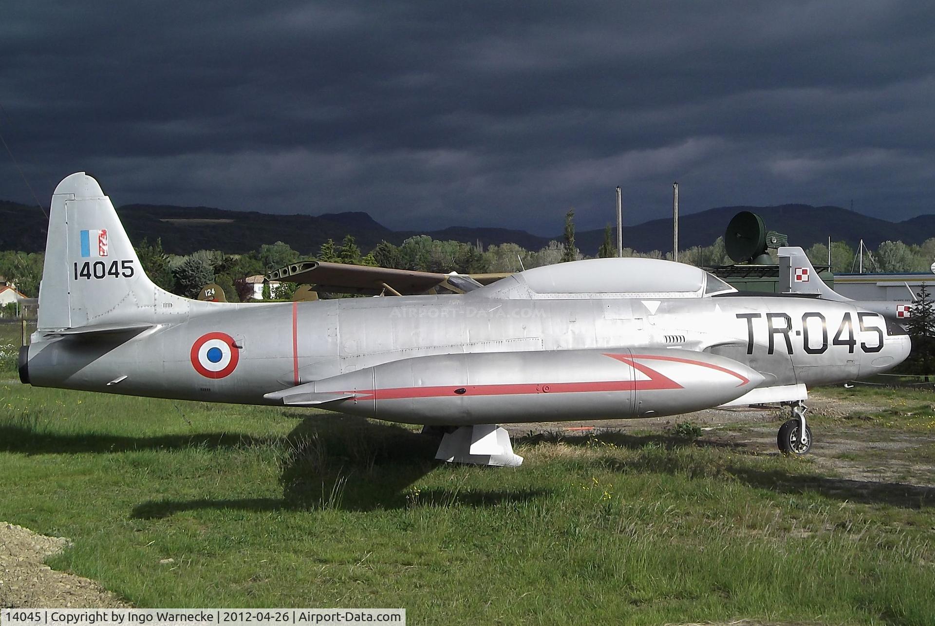 14045, 1951 Lockheed T-33A Shooting Star C/N 580-5339, Lockheed T-33A at the Musée Européen de l'Aviation de Chasse, Montelimar Ancone airfield