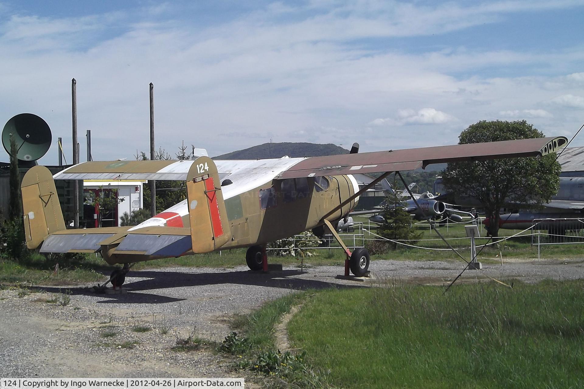 124, Max Holste MH.1521M Broussard C/N 173, Max Holste MH.1521M Broussard at the Musée Européen de l'Aviation de Chasse, Montelimar Ancone airfield