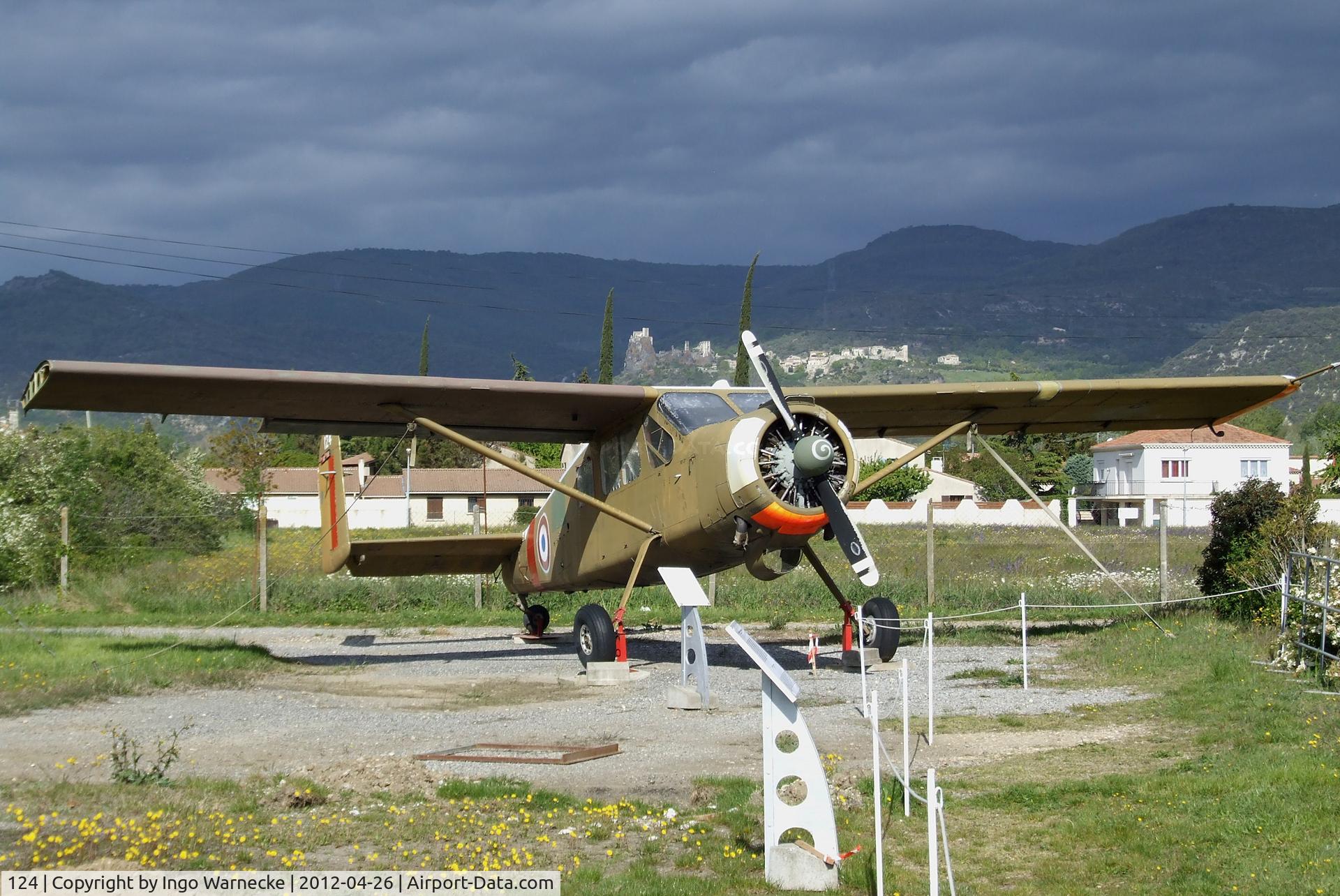 124, Max Holste MH.1521M Broussard C/N 173, Max Holste MH.1521M Broussard at the Musée Européen de l'Aviation de Chasse, Montelimar Ancone airfield