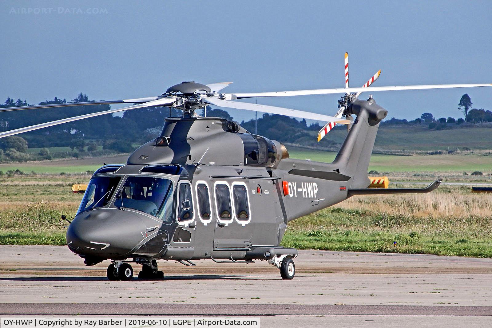 OY-HWP, 2016 AgustaWestland AW-139 C/N 31709, OY-HWP   AgustaWestland AW.139 [31709] (Blackbird Air Charter) Inverness (Dalcross)~G 10/09/2019