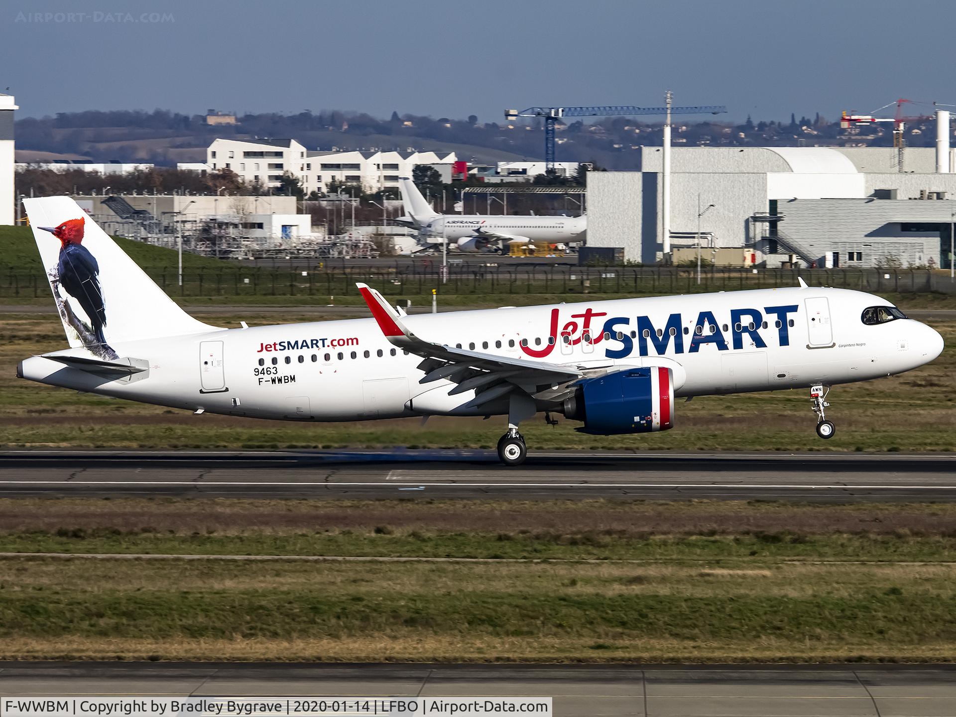 F-WWBM, 2020 Airbus A320-271N C/N 10035, Landing