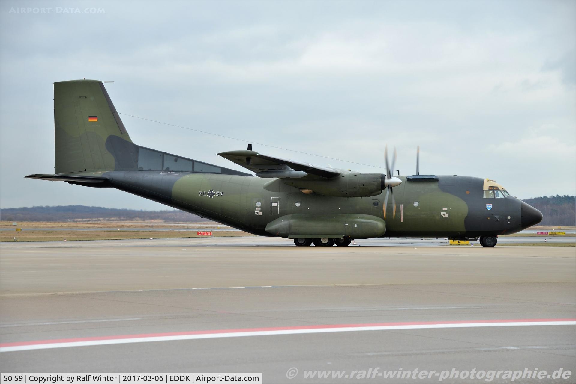 50 59, Transall C-160D C/N D81, Transall C-160D - GAF German Air Force - D81 - 50+59 - 06.03.2017 - CGN