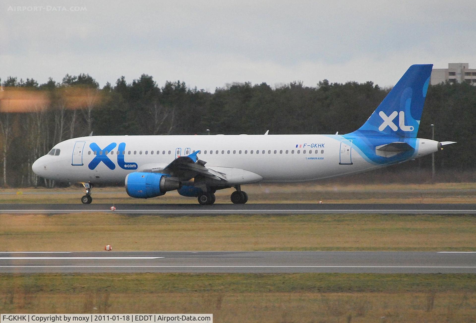 F-GKHK, 1992 Airbus A320-212 C/N 343, Airbus A320-212 at Berlin Tegel.
