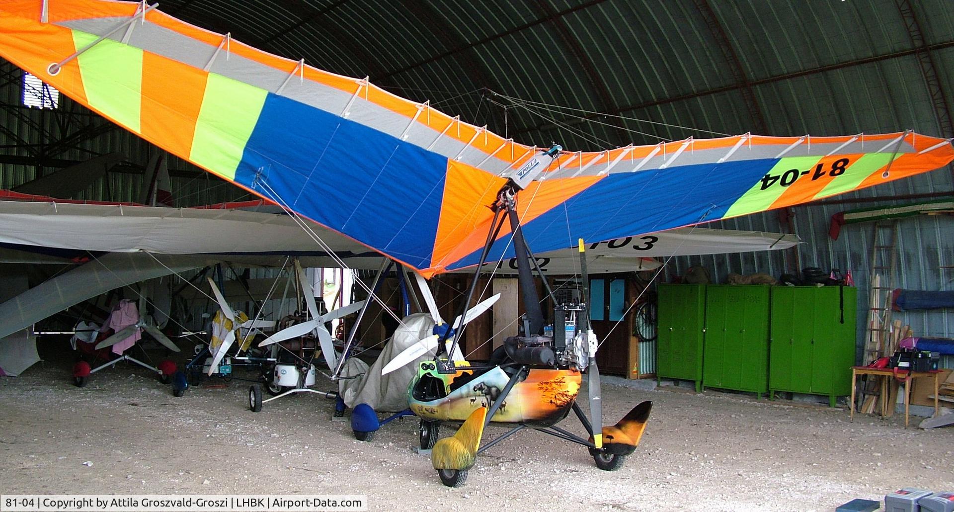 81-04, 2004 Halley Apollo CXMD Racer GT C/N 010804, LHBK - Balatonkeresztúr Airport, Hungary