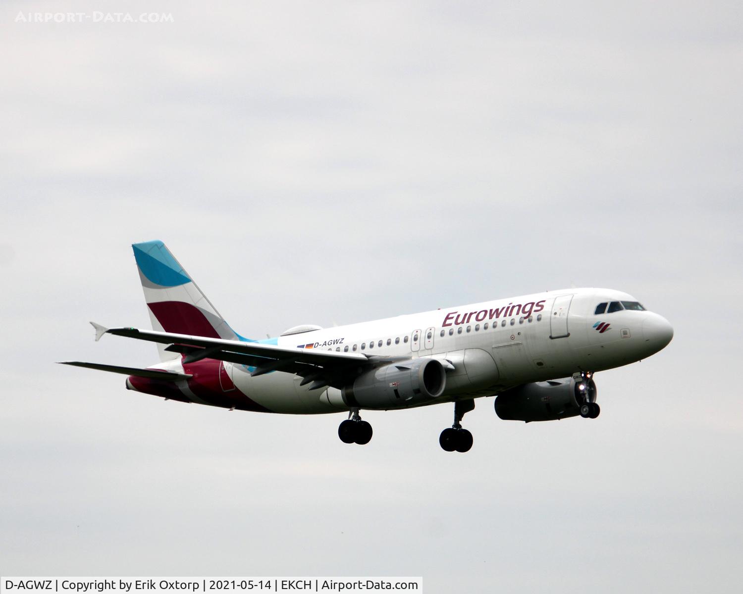 D-AGWZ, 2013 Airbus A319-132 C/N 5978, D-AGWZ landing rw 04R