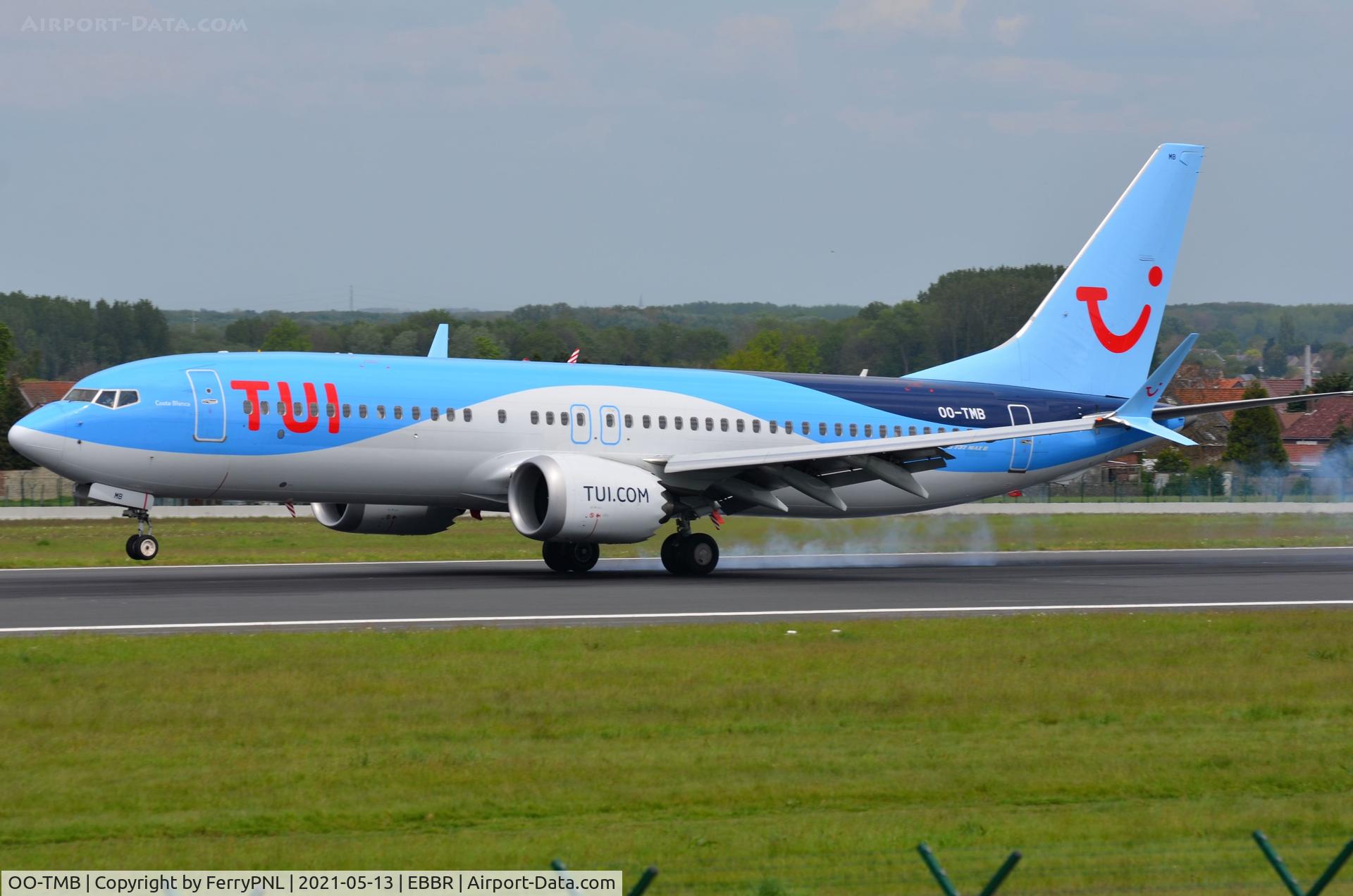 OO-TMB, 2018 Boeing 737-8 MAX C/N 44591, TUI B738M re-activated after a long ground period