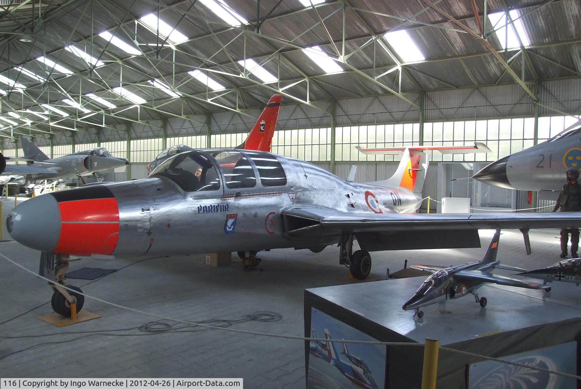 116, Morane-Saulnier MS.760 Paris C/N 116, Morane-Saulnier MS.760 Paris II R at the Musée Européen de l'Aviation de Chasse, Montelimar Ancone airfield
