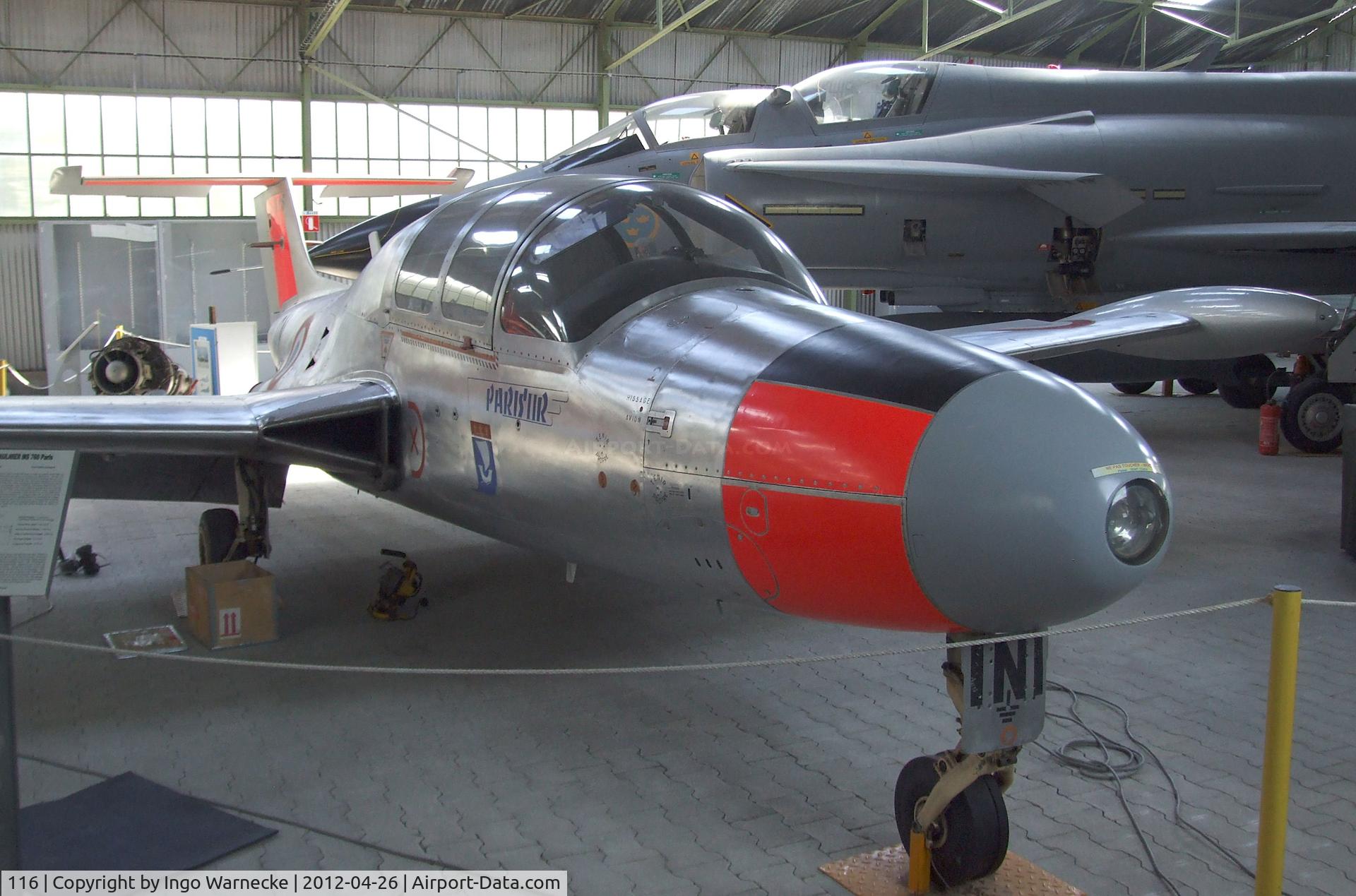 116, Morane-Saulnier MS.760 Paris C/N 116, Morane-Saulnier MS.760 Paris II R at the Musée Européen de l'Aviation de Chasse, Montelimar Ancone airfield