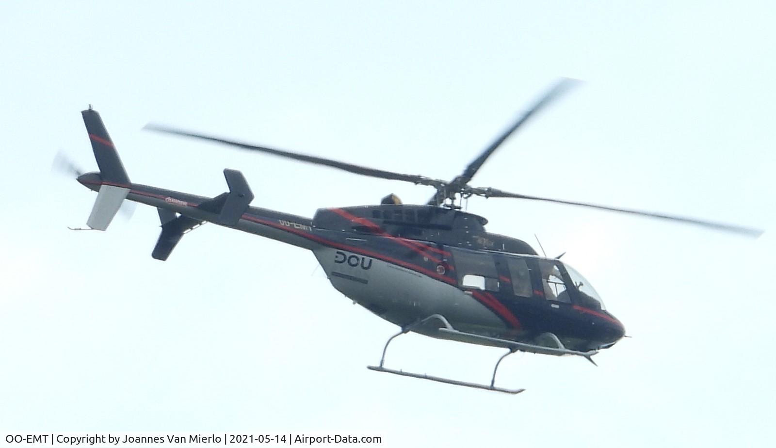 OO-EMT, 2011 Bell 407GX C/N 54315, Overhead Ghent SDW