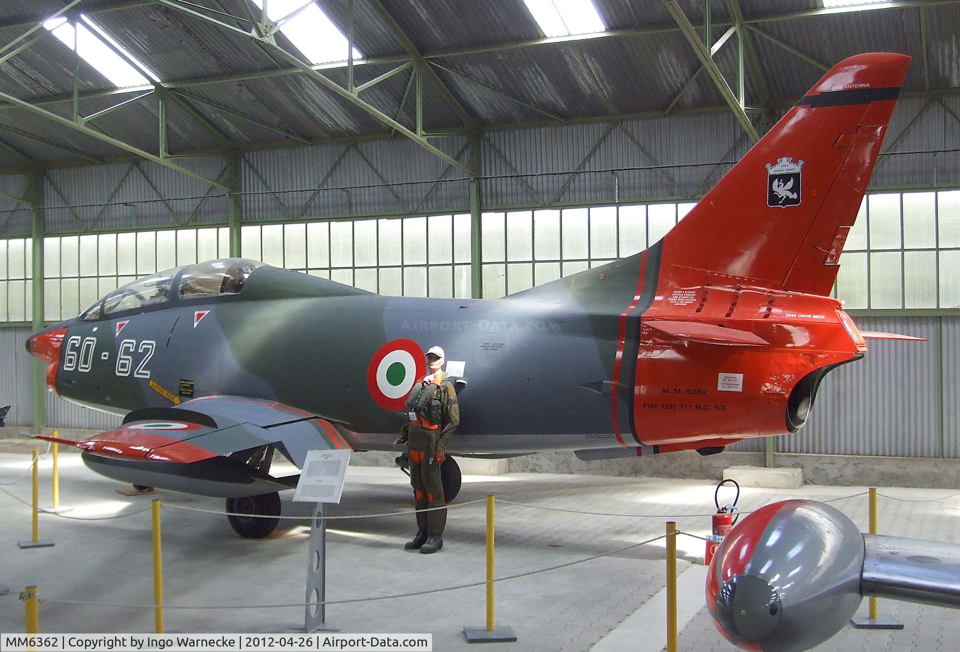 MM6362, Fiat G-91T/1 C/N 92, FIAT G.91T/1 at the Musée Européen de l'Aviation de Chasse, Montelimar Ancone airfield