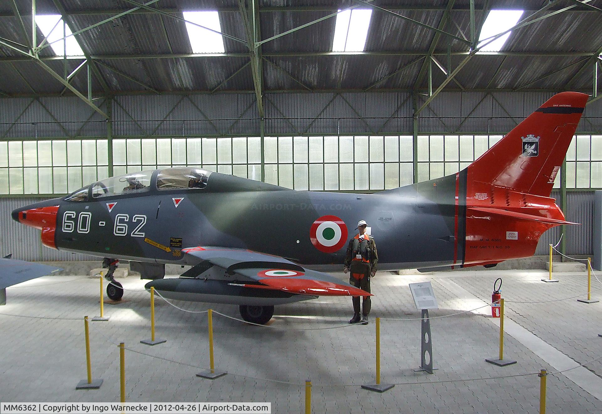 MM6362, Fiat G-91T/1 C/N 92, FIAT G.91T/1 at the Musée Européen de l'Aviation de Chasse, Montelimar Ancone airfield