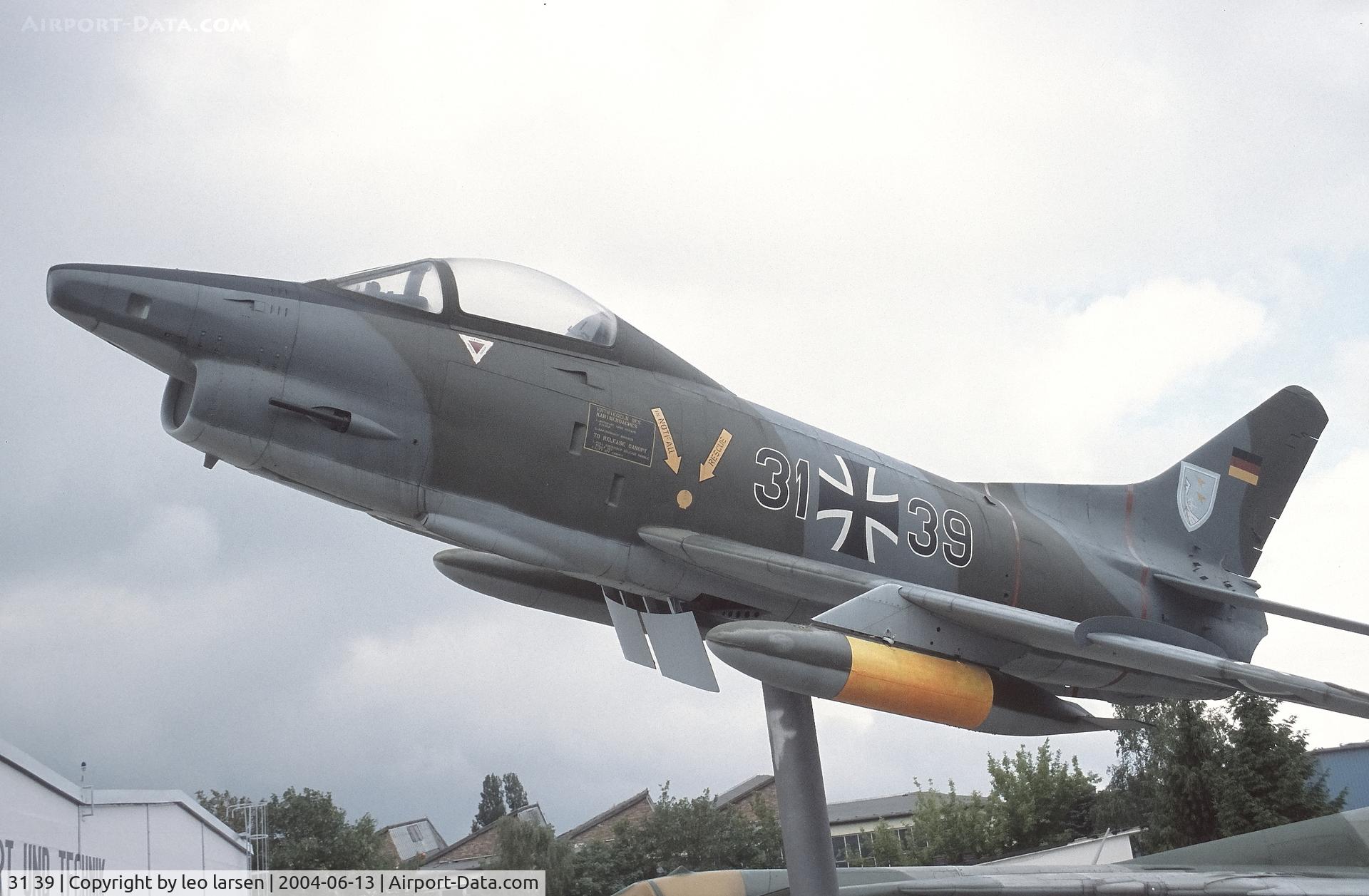 31 39, Fiat G-91R/3 C/N D407, Wernigerode Museum 13.6.2004