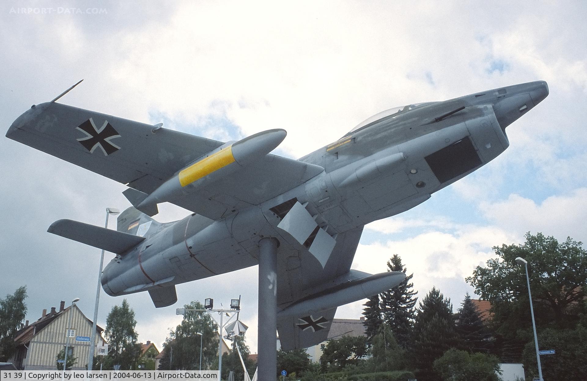 31 39, Fiat G-91R/3 C/N D407, Wernigerode Museum 13.6.2004