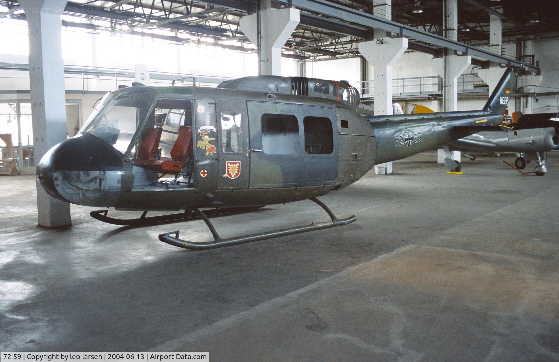 72 59, Bell (Dornier) UH-1D Iroquois C/N 8379, Wernigerode Museum 13.6.2004