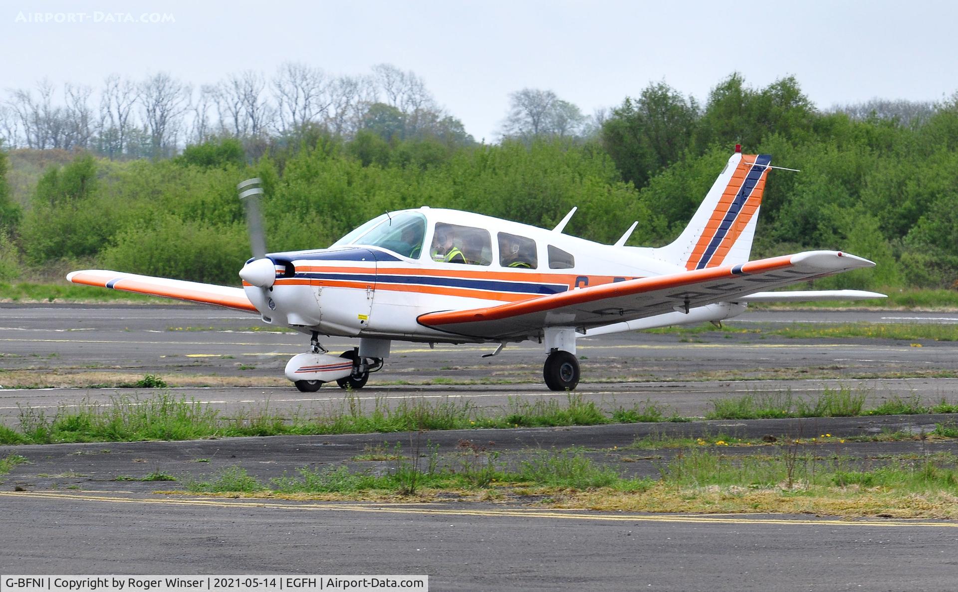 G-BFNI, 1977 Piper PA-28-161 Cherokee Warrior II C/N 28-7816215, Resident PA-28 operated by Cambrian Flying Club.