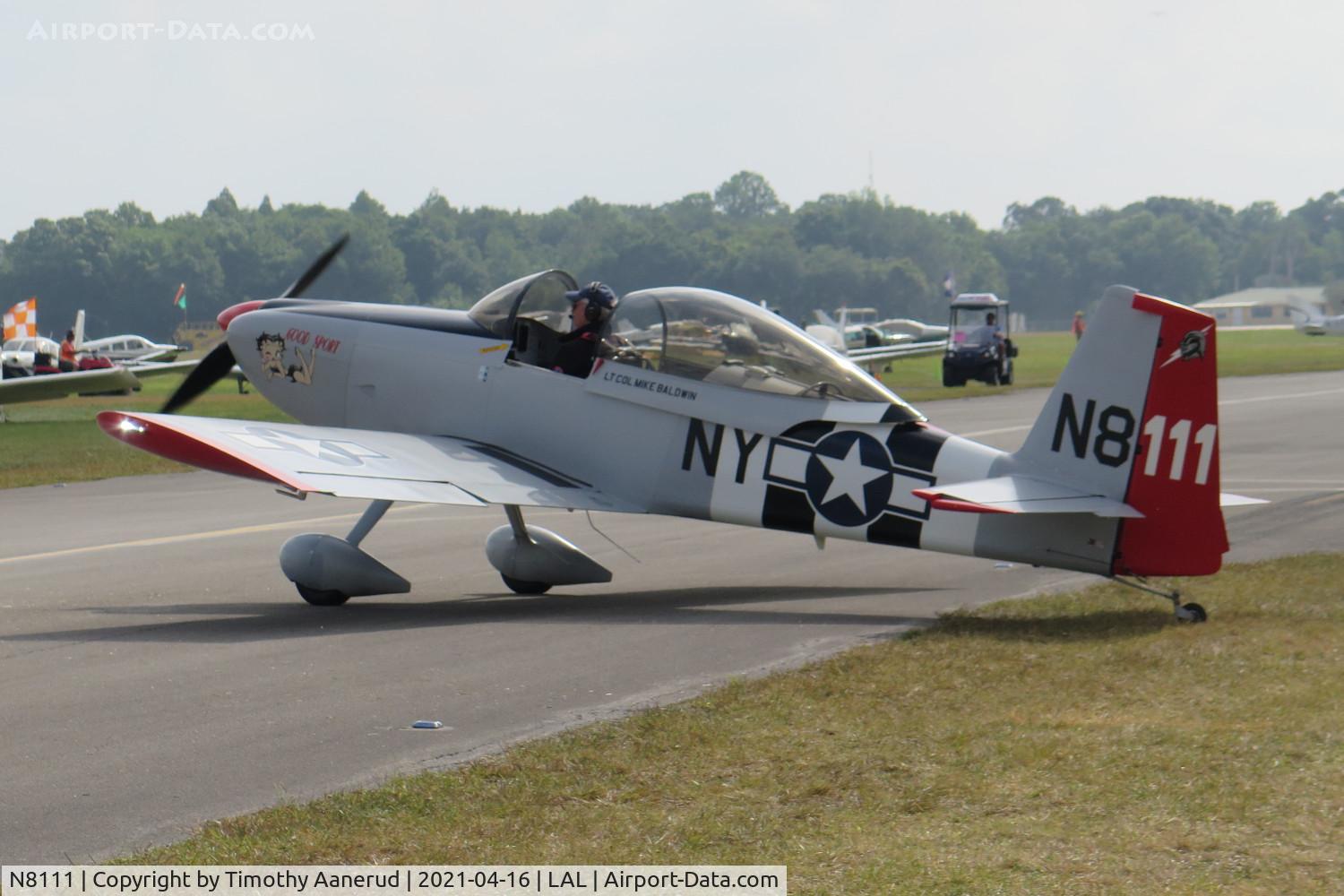 N8111, 2013 Vans RV-8 C/N 81111, 2013 Vans RV-8, c/n: 81111, Sun n Fun 2021